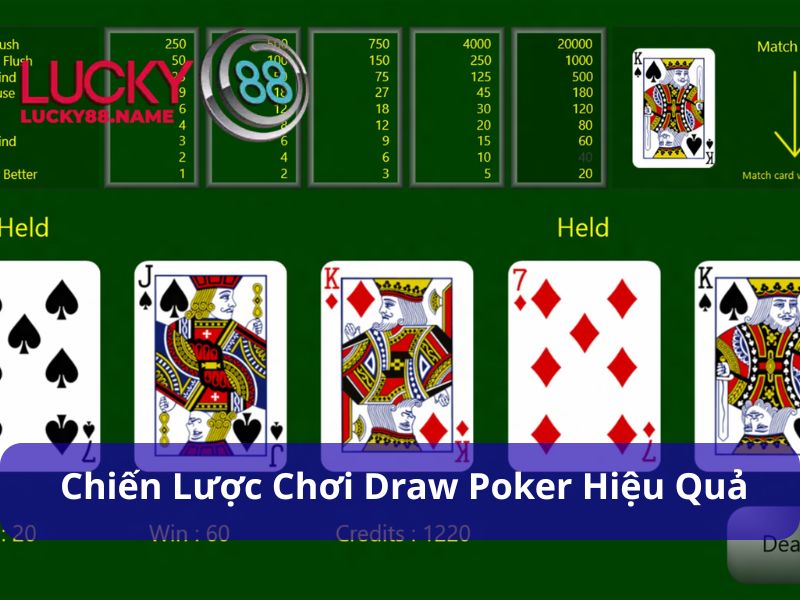 Draw Poker Là Gì? Cách Chơi Và Mẹo Thắng Đơn Giản 4 Chiến thuật chơi Draw Poker hiệu quả