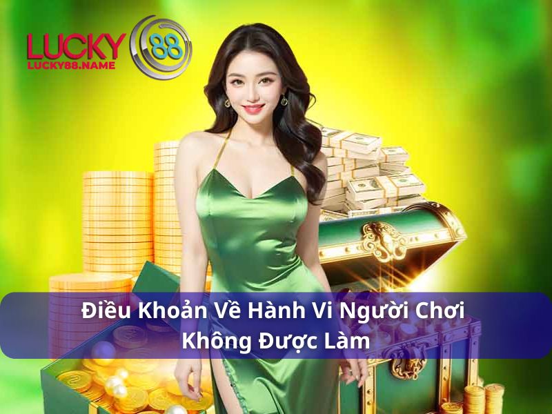 Điều Khoản Sử Dụng Lucky88 - Các Chính Sách Mới Nhất 4 Các điều khoản về hành vi người chơi không được làm