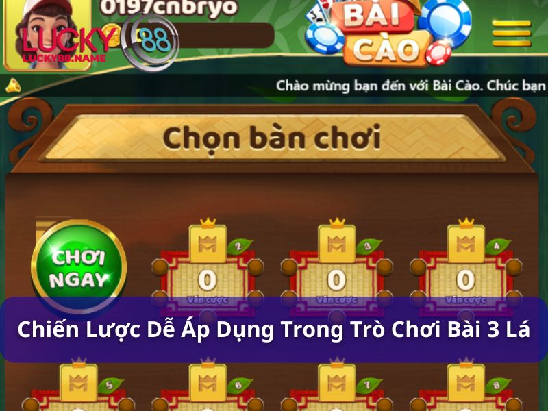 Chơi bài cào cần có chiến thuật đúng đắn